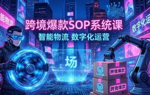 （17664期）跨境爆款SOP系统课，“内容飞轮+精准投放+AI自动化”为核心，拆解“人×货×场”黄金公式