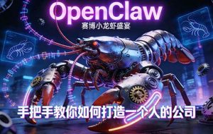（17684期）OpenClaw，小龙虾-从产品到爆款的成长之路，手把手教你如何打造一个人的公司