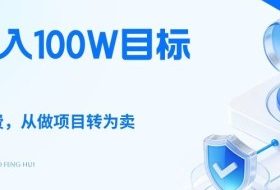 26年年入100W目标拆解：做知识付费，从做项目转为卖项目【揭秘】