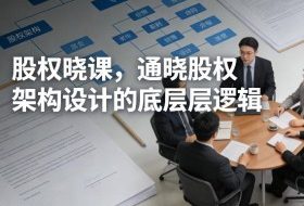 股权晓课，通晓股权架构设计的底层逻辑