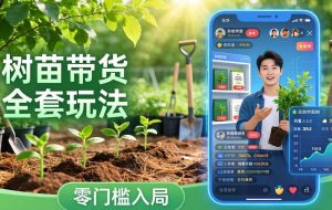 （17729期）视频号AI树苗带货全套玩法：零门槛入局，掌握豆包、千问等AI工具制作树苗视频的全套流程