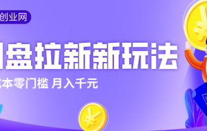 2026网盘拉新新玩法，手把手教你实操，零门槛零成本小白跟着操作也能月入千元