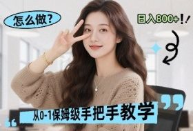 最新线上电商运营项目，打造高转化，可复制的电商盈利模式，日入8张【揭秘】