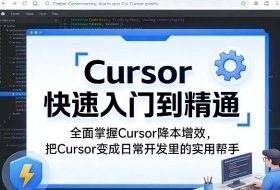 Cursor快速入门到精通，全面掌握Cursor降本增效，把Cursor变成日常开发里的实用帮手