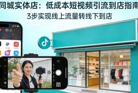 同城实体店，如何低成本把客户从短视频带到线下门店