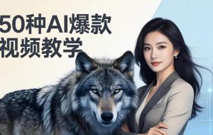 （17815期）50种AI爆款视频教学：影视级古诗词+治愈萌宠+山海经蛟龙，高阶宝典商业落地