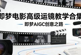 即梦电影高级运镜教学合集，即梦AIGC创意之路