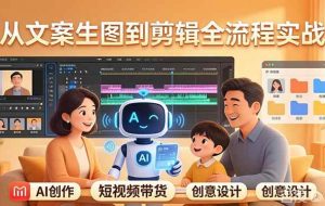 （17916期）原创 AI 剧情短视频带货：AI+家庭剧情+带货广告，从文案生图到剪辑全流程实战