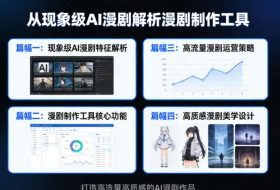 从现象级AI漫剧解析漫剧制作工具，四大篇幅带你了解漫剧，打造高流量高质感的AI漫剧作品