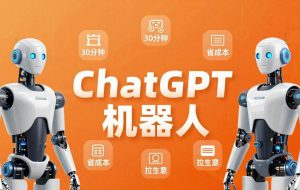 （17982期）智能机器人定制速成课：技术小白30分钟做出ChatGPT机器人，省时间砍成本还能拉生意