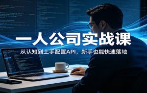 一人公司实战课:从认知到上手配置API,新手也能快速落地