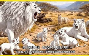 （18137期）用一张普通图片，通过GPT写剧情，再用Seedance 2.0做动态演绎，居然能生成迪士尼风格搞笑动画