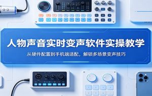 人物声音实时变声软件实操教学：从硬件配置到手机端适配，解锁多场景变声技巧