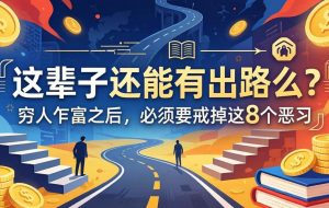 （18214期）关于人生两篇付费文章【这辈子还能有出路么？】【穷人乍富之后，必须要戒掉这8个恶习】