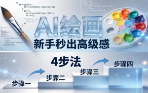 （18225期）AI绘画入门别再硬磕了！即梦4步法：万能提示词公式+BRTR框架，新手秒出高级感