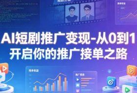 AI短剧推广变现-从0到1开启你的推广接单之路