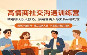 高情商社交沟通训练营：精通聊天识人技巧，搞定各类人际关系从容处世