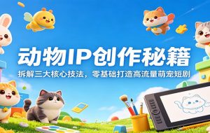 动物IP创作秘籍：拆解三大核心技法，零基础打造高流量萌宠短剧