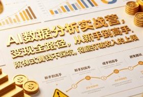 AI数据分析实战营，变现全路径，从新手到高手，阶梯式賺钱不踩坑，彻底打破收入的上限