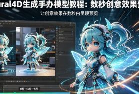Neural4D生成手办模型教程，让创意效果在数秒内呈现预览
