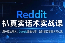 Reddit 扒真实话术实战课：用用户原生需求做 Google 爱推内容，告别盲目猜需求写文案