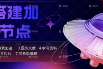 自搭建加速节点，跨境电商从业者，海外游戏重度玩家，海外文献，论文查阅等