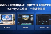 Liblib 2.0深度学习：图片生成+视频生成+ComfyUI工作流，一套课全掌握