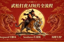 武松打虎AI短片全流程：Deepseek写脚本+Seedance生视频+海螺生图