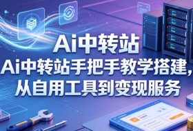 Ai中转站手把手教学搭建,从自用工具到变现服务