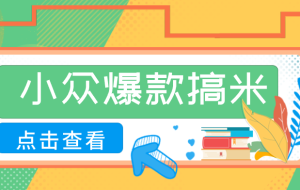 适合普通人的小众爆款搞米赛道，制作极其简单，月收益5000+