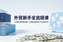 外贸新手全流程课：从手机环境搭建到出单，零基础也能快速上手合规做外贸