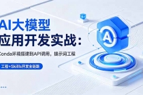 AI 大模型应用开发实战：Conda环境搭建到API调用，提示词工程+Skills开发全链路