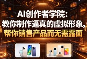 AI创作者学院:教你制作逼真的虚拟形象,帮你销售产品而无需露面【原创双语字幕】