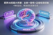 即梦AI控图大师课：主体一致性+边缘轮廓控制+角色姿态，精准把控图像生成