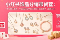 小红书饰品分销带货营：一件代发不囤货，从选品到出单全程手把手实战教学（更新5月）