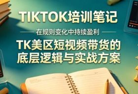 视界跨境TIKTOK4月17培训笔记，在规则变化中持续盈利，TK美区短视频带货的底层逻辑与实战方案【文档】
