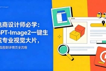 电商设计师必学-更新：GPT-Image2一键生成专业视觉大片，产品图到详情页全流程