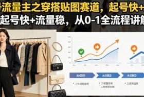 公众号流量主之穿搭贴图赛道，起号快+流量稳，从0-1全流程讲解