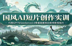 国风AI短片创作实训：巧用GPT与Seedance2.0零基础复刻白蛇传影视短片