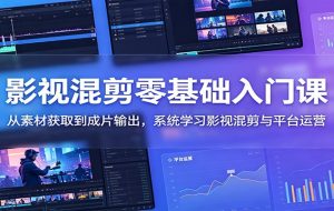 影视混剪视频教学，适合新手小白的混剪教程，快速上手制作热门影视混剪作品