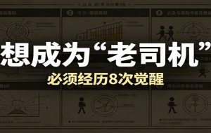 某公众号付费文章：想成为“老司机”，必须经历8次觉醒