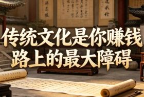 付费文章：传统文化是你賺钱路上的最大障碍