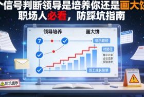 付费文章：7个信号判断领导是培养你还是画大饼，职场人必看，防踩坑指南
