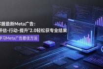 掌握最新的Meta广告,通过“评估-行动-提升”2.0版本轻松获得专业级结果。学习目前学习Meta广告的最佳方法