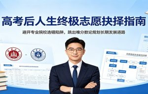 高考后人生终极志愿抉择指南:避开专业院校选错陷阱,跳出唯分数论规划长期发展道路