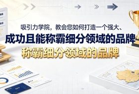 吸引力学院，教会您如何打造一个强大、成功且能称霸细分领域的品牌！【原创双语字幕】