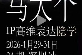 马大个《IP高维表达》全套12800线下大课笔记，手把手教你打造个人IP