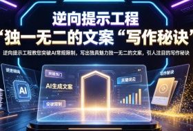 逆向提示工程教您突破AI常规限制，写出独具魅力独一无二的文案，引人注目的写作秘诀【原创双语字幕】