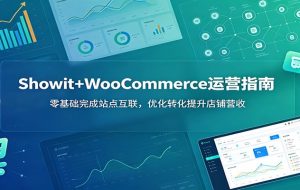 Showit+WooCommerce运营指南:零基础完成站点互联,优化转化提升店铺营收