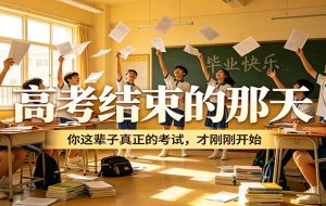 公众号付费文章《高考结束的那天，你这辈子真正的考试，才刚刚开始》